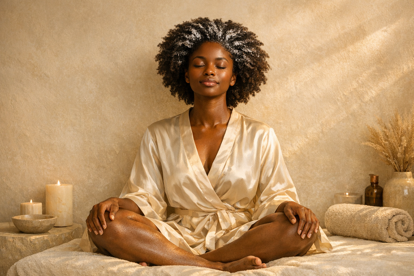 Black Lorien mask lifestyle - tratamiento spa moment
